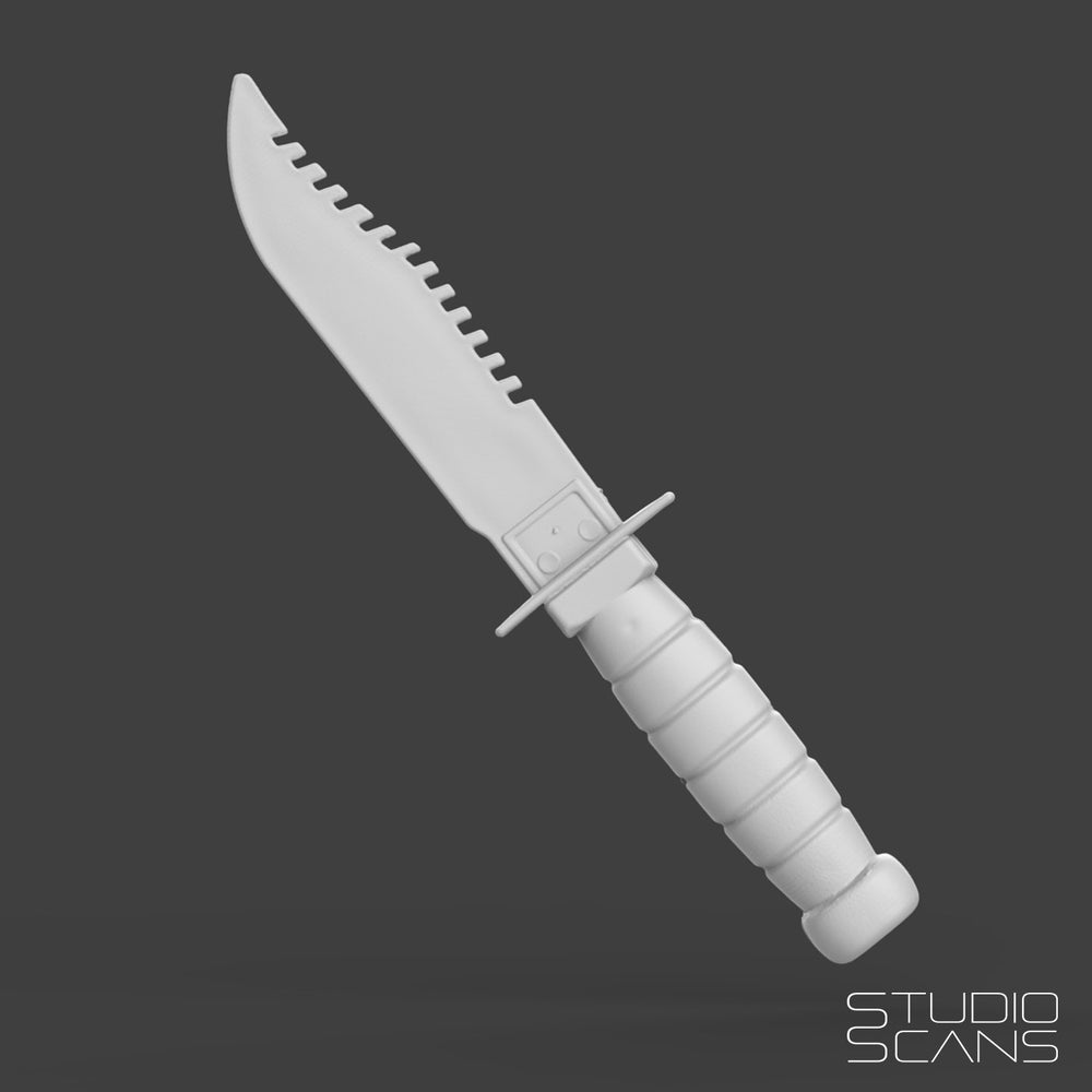 Toy Serrated Knife 3D Scan