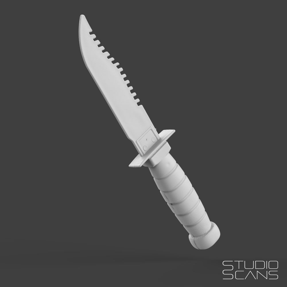 Toy Serrated Knife 3D Scan